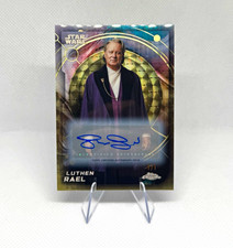 Topps 2026 Chrome Star Wars Luthen Rael #129 Superfractor Auto Skarsgård 1/1 picture