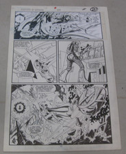 Original 1989 ADVENTURES OF SUPERMAN #459 Production Art Storyboard by Tim Gula picture