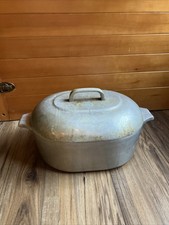 Vintage Wagner Ware Sidney -0- Magnalite 8 Qt 4265 Dutch Oven Roaster w/ Lid picture