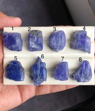 Natural Heated AAA Tanzanite Rough Crystal Blue Violet Raw Stone Tanzania picture