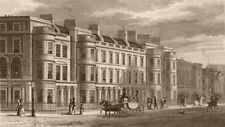REGENT'S PARK. Ulster Terrace. London. SHEPHERD 1828 old antique print picture picture