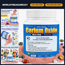 Ultra-Fine Red Cerium Oxide Polish for Rock Tumbling - Final Polishing Grit 1lb picture