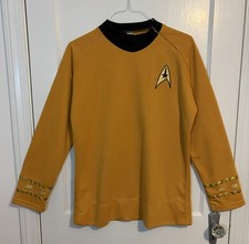 Star Trek Captain Kirk Uniform Costume Top Halloween Cosplay  Men’s Size L picture