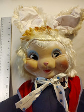 Vintage GUND Creation Rubber Face Bunny Rabbit Doll J. Swedlin Orig picture