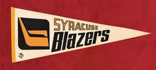 Vintage Syracuse Blazers 29 Inch Pennant Eastern Hockey League Minor Defunct picture