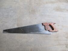 Vintage E.C. ATKINS PERFECTION Silver Steel No 65, 26” Plate Carpenters Hand Saw picture