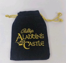 Vintage Bally's Aladdin's Castle Blue Velvet Token Bag  picture