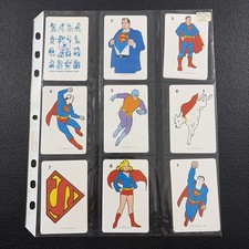 1977 SUPERMAN Game cards (1 - 10) Russell Russell's Super Hero Color-A-Deck picture