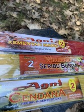 Bali Incense Sticks x3 packs, Handmade Balinese Incense Extra Thick 2 hours picture