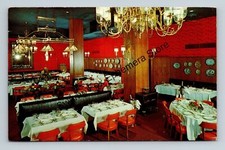 Postcard Paul Young's Restaurant Interior Mayflower Hotel Washington D.C, picture