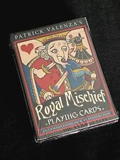 Rare Royal Mischief v1 Edition Playing Cards by Patrick Valenza 2015 New/Sealed picture