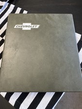 Vintage Chevrolet Chevy Bowtie Logo Empty Binder picture