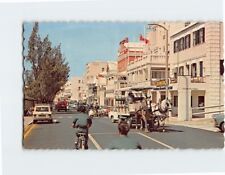 Postcard Front Street Hamilton Bermuda British Overseas Territory picture
