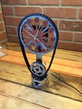 10” Rotating Metal Gear Clock and Chain A Great Conversation Piece A great gift picture