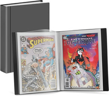 Comic Book Storage Album with 6 Sleeves, Acid-Free Binder for Collectors picture