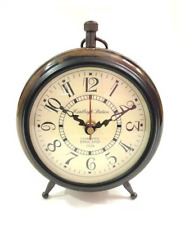 wooden antique table clock 6