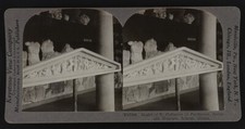 Greece Model of E. pediment of Parthenon, Acropolis Museum, Athen - Old Photo picture