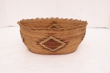 19th C. Skokomish Native American Indian Puget Sound Basket Northwest Coast ATQ- picture