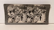 a487, Keystone SV; Market Boats on a Canal Leading into the...; 906-33886, 1930 picture