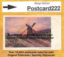 MA Nantucket 1904 vintage postcard THE OLD WIND MILL Mass picture