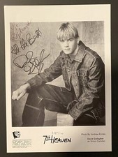 David Gallagher 7th Heaven Autograph, Manuscript, Correspondence. Simon Camden picture