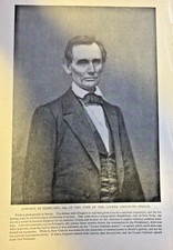 1896 Three Vintage Magazine Illustrations of President Abraham Lincoln picture