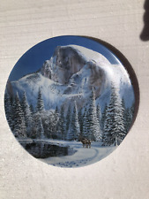 Blue Snow at Half Dome - 1990 Nature’s Legacy Collector's Plate by Jean Sias picture
