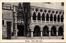 Venezia Porta della Carta Postcard Italy 1944 A Scrocchi Milano Vintage Unused picture