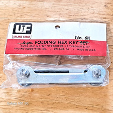 Vintage Upland Forge 6 Piece Folding Hex Key Set Allen Wrench No. 6 NEW NOS picture