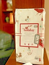 Pottery Barn Holiday Disney Baby crib Sheet toddler Snowman Deer Christmas gift picture