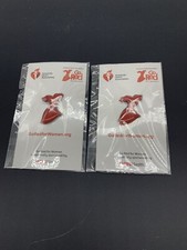 Go Red For Women American Heart Association Dress Campaign Pin 2x qty picture