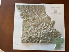 Missouri Raised Relief Topographic Map Mainly Maps picture