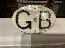Vintage 1930s-era Automobile Association AA GB Car Badge And Plate picture