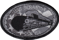 USS SCRANTON SSN-756 SUBDUED OVAL PATCH picture