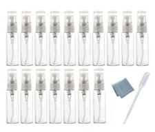 Elfenstal- 20pcs Empty 10ml Clear Fine mist Atomizer Glass bottle Spray Perfume picture