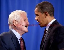 2009 TED KENNEDY & PRESIDENT OBAMA CANDID PHOTO ( 151-o ) picture