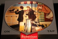Vintage 1959 Budweiser Harness Horse Racing Bar Light. Looks Cool & Works Great picture