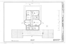Photo:Andalusia Bensalem Township PA 1900s Attic Plan Floor Blueprint picture