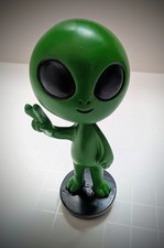 UFO Alien Peace Bobble Head Doll Bobblehead picture