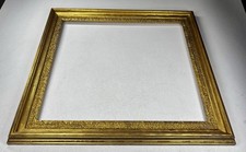 VTG Ornate Gold Picture Frame 18x20 Victorian Baroque Style Floral Wall Decor picture