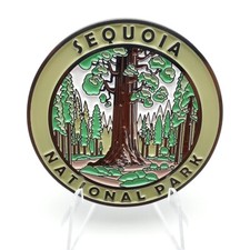 Stunning Black Nickel Sequoia National Park Magnet for Nature Enthusiasts - NEW picture