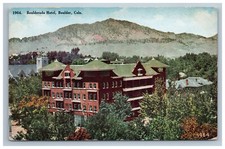 1909 Boulderado Hotel Boulder Greeley & Denver RPO Colorado Birds Eye Postcard picture