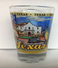 TEXAS STATE WRAPAROUND SHOT GLASS SHOTGLASS NEW  picture