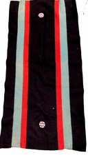 Vtg Unique Wool Trade Cloth Wearing/ Dance Blanket Stripe Beaded Medallions 69” picture