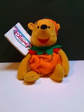 Vtg 1999 Disney Store Winnie The Pooh Pumpkin Pooh 8
