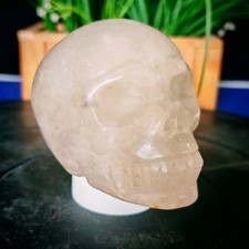 1.76LBTop natural crystal hand carved therapeutic artwork0.80kg picture