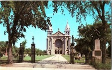 Postcard Winnipeg Manitoba Canada St. Boniface Cathedral  picture