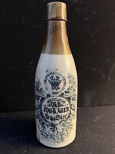 Vintage Christian Moerlein Old Jug-Lager Stoneware Beer Bottle Cincinnati Ohio  picture
