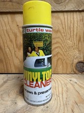 Vintage 1979 Turtle Wax Vinyl Top Cleaner  14oz Can Full picture