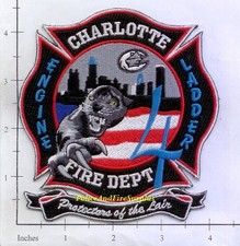 North Carolina - Charlotte Station  4 Fire Dept Patch picture